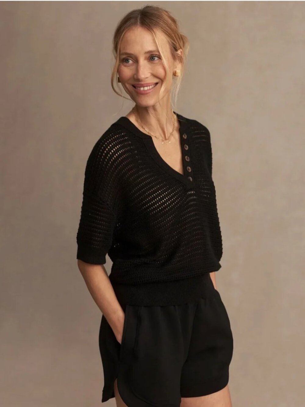 Varley Callie Knit Top